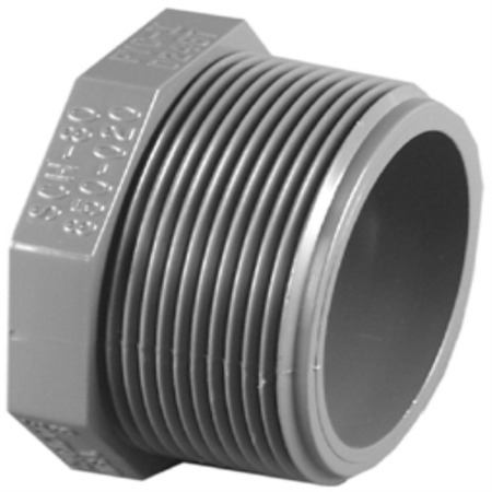 KEENEY MFG Thread Plug 1.5 Sch80 PVC081131800